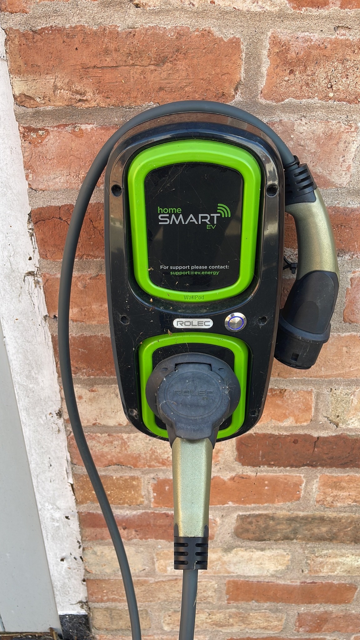 Ohme electric vehicle charger installed by RC Renewables